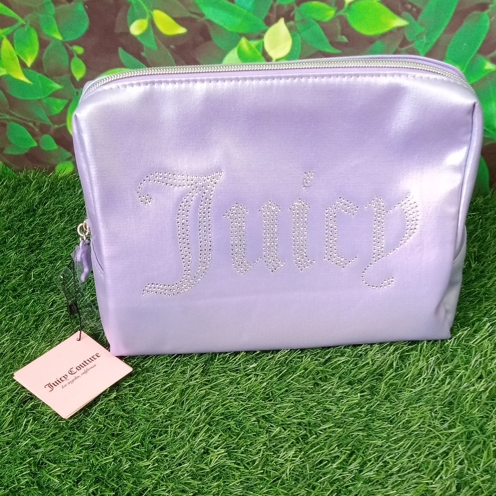 🛍️🍒 Juicy Couture Lavender Travel Cosmetic Pouch